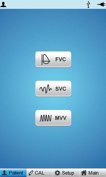 FVC, SVC, MVV mode